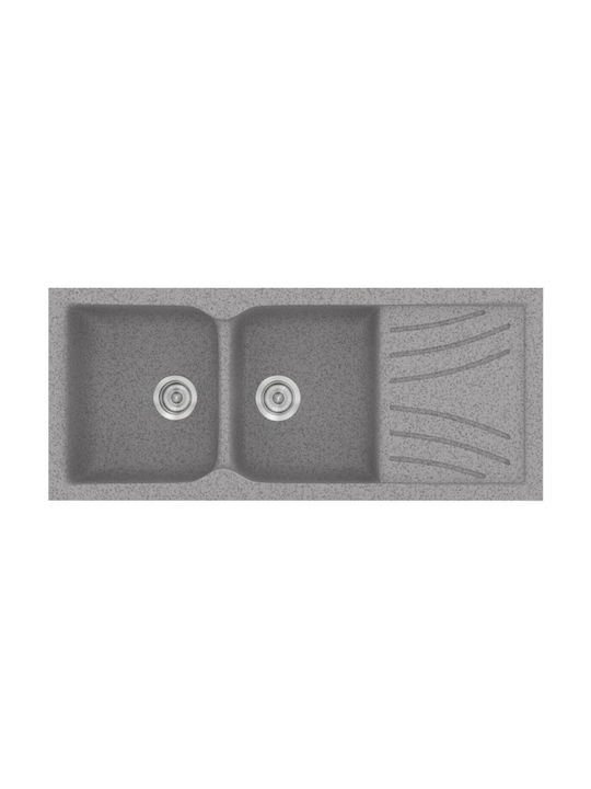 Sanitec Classic Undermount Sink Synthetic Grani...
