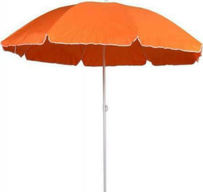 Umbrelă de Plajă cu Diametru de 2m Portocaliu
