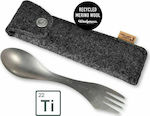 Light My Fire Spork Kit Titanium Cutlery for Camping