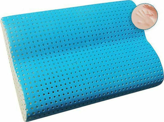 Amve Breeze Air Memory Възглавница с Пяна с Памет и Отвор 41x55x12см 920793