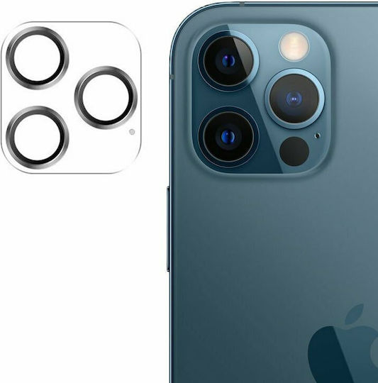 Joyroom Protector Shining Series Προστασία Κάμερας Tempered Glass Ασημί για το iPhone 12 Pro