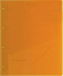Typotrust Ντοσιέ με 4 Κρίκους 3/32 για Χαρτί A4 Πορτοκαλί