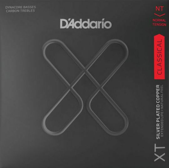 Daddario XT Classical Dynacore/Carbon Trebles Μονές Χορδές Carbon Κλασικής Κιθάρας 6τμχ Normal