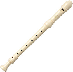 Yamaha Alto Πλαστική Φλογέρα YRA-28B ΙΙΙ Μπαρόκ Λευκή