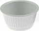 Viosarp Dip-Schüssel Rund aus Melamin White mit Durchmesser 6cm