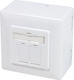 LogiLink Διπλή Εξωτερική Πρίζα Δικτύου RJ45 Τύπου Cat6 σε Λευκό Χρώμα NP0039A