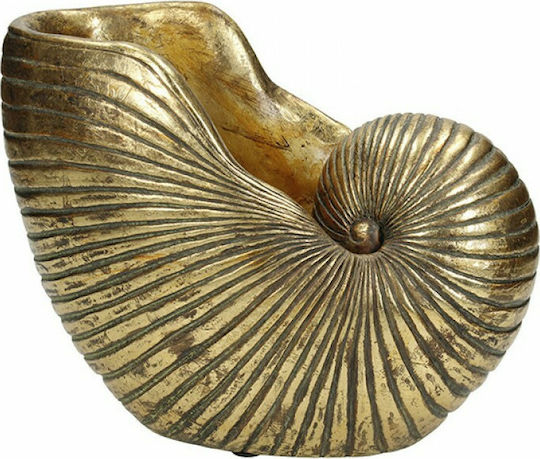 Zaros Dekoratives Wohnaccessoire Muschel aus Polyresin 24,8x13x19 cm