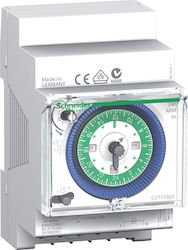 Schneider Electric Acti 9 IH Analogic Cronoreleu pe Șină Zilnic cu Rezervă 200 de ore