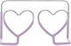 Metallic Napkin Holder Lilac 15x5x8cm