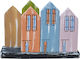 Kapadakis Wood Art Χαρτοπετσετοθήκη Ξύλινη Πολύχρωμη 15x12cm 6107