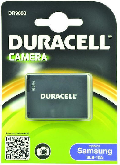 Duracell Camera Battery DR9688 for SLB-10A Lithium Ion (Li-Ion) 750mAh Compatible with Samsung