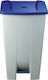 GTSA Plastic Waste Bin 60lt with Pedal Blue