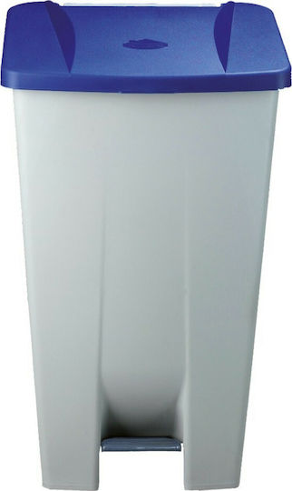 GTSA Plastic Waste Bin 60lt with Pedal Blue