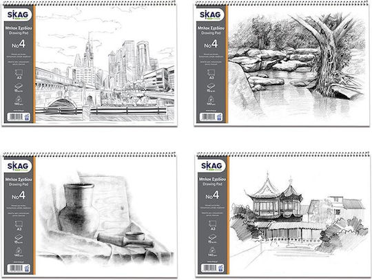 Skag Sketch Pad Architectural Design No4 30x40cm A3 15 Sheets