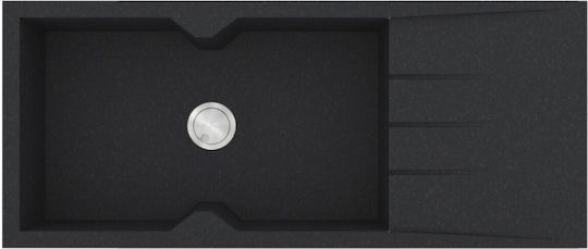 Sanitec Ultra Granite Drop-In Мивка от Синтетичен Гранит Ш116xД50см Графит
