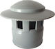 Fasoplast Plastic Ventilation Cap with Output 63mm Gray