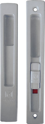 Martin Lock for Sliding Aluminum Doors Silver