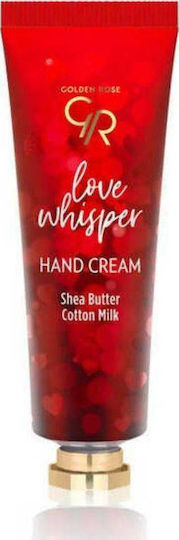 Golden Rose Love Whisper Moisturizing Hand Cream Shea Butter Cotton Milk 50ml