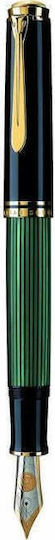 Pelikan M1000 Souveran Писалка за Писане Medium Зелена