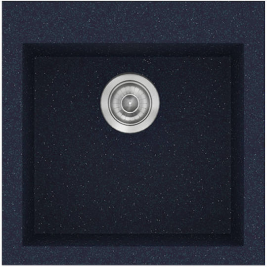 Sanitec Classic 339 Ένθετος από Συνθετικό Γρανίτη Μ50xΠ50cm Granite Blue