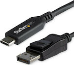 StarTech USB 2.0 Cable USB-C male - DisplayPort male Μαύρο 1.8m (CDP2DP146B)