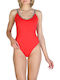 Karl Lagerfeld KL21WOP01 One-Piece Swimsuit Red KL21WOP01_ROSSO_RED