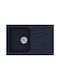 Sanitec Classic Drop-In Spüle aus Verbundgranulat B86xT50cm Granite Blue