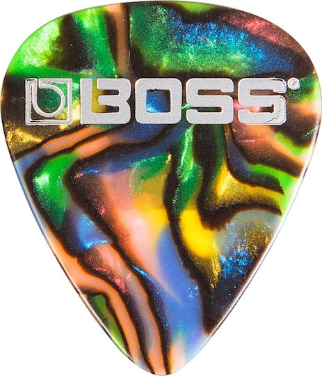 Boss Πένα Κιθάρας Celluloid Abalone Συσκευασία 1τμχ Medium