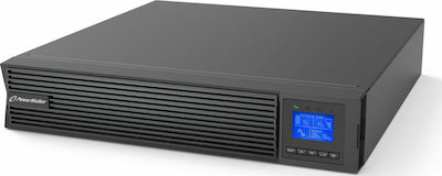 Powerwalker VFI 1000 ICR IoT UPS On-Line 1000VA 1000W with 8 IEC Power Plugs