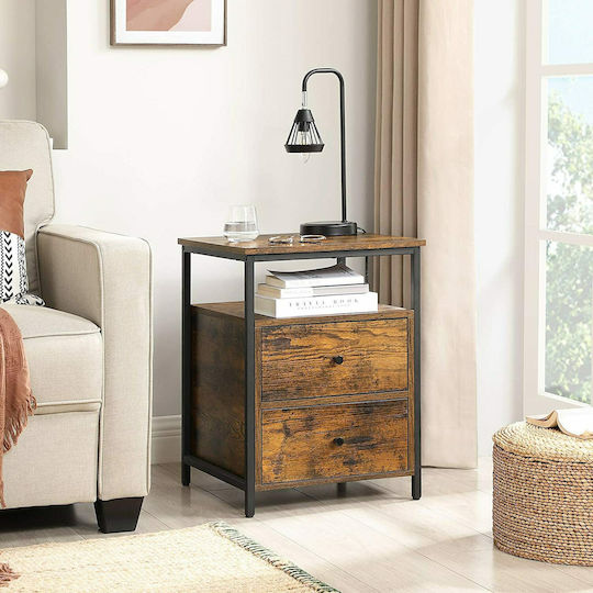 Μεταλλικό Καφέ 45x45x60cm LET067B01 Μεταλλικό Καφέ 45x45x60cm LET067B01