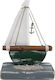 Kapadakis Wood Art Vapor Decorativ Lemn Verde 11x6x5cm 1buc
