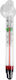 Amtra Aquarium Technische Ausrüstung Aquarium Thermometer mit Saugnapf 10cm.
