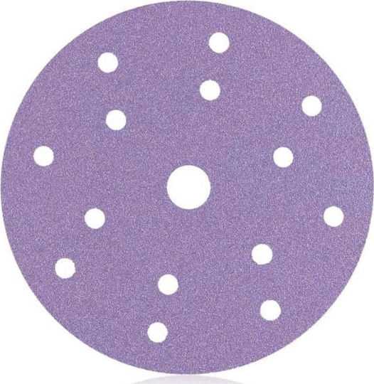 Smirdex Velour Scheiben Ø150mm mit 15 Löchern Exzenterschleifer-Schleifblatt K600 mit 15 Löchern 150x150mm Set 100Stück