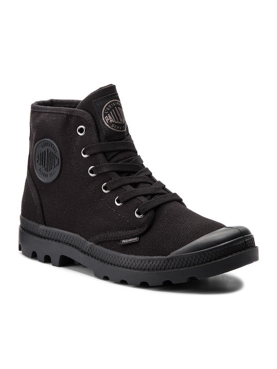 Palladium Pampa Hi Ανδρικά Μποτάκια Μαύρα