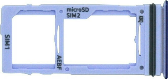 Samsung Βάση Κάρτας Sim/Μνήμης Μωβ για Galaxy A52