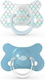 Suavinex Scale Pacifiers Silicone Blue for 4-18 months 2pcs