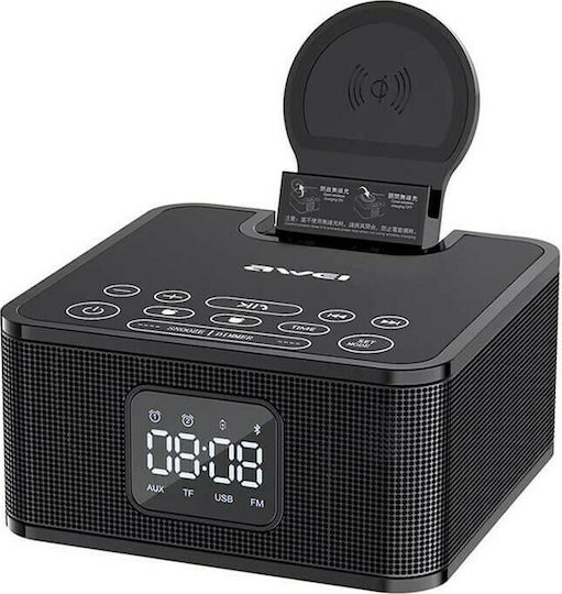 Awei Y332 Bluetooth Speaker 10W with Radio and Battery Life up to 12 hours Black