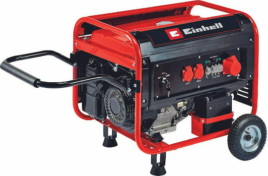 Einhell TC-PG 55/E5 Generator Benzină (în patru timpi) Patru timpi cu Roți și Putere Maximă 4.125kVA