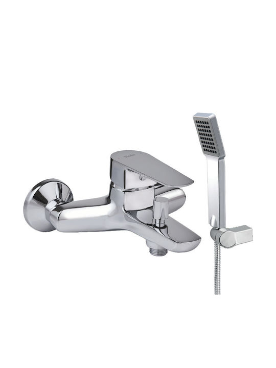 Viospiral Leona Mixing Bathtub Shower Faucet Silver