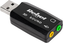 Rebel Rebel 3D Sound Placă de Sunet Externă