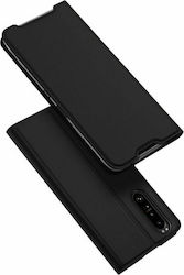 Dux Ducis Skin Pro Carte Piele artificială Negru (Xperia 1 III)