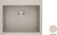Crown Quadra Q-60 6760 6760-130 Drop-In Sink Synthetic Granite W60xD50cm Sabbia