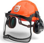 Husqvarna Classic Κράνος Baustelle mit Ohrstöpseln Orange