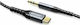 Joyroom SY-A03 Braided USB 2.0 Cable USB-C male - 3.5mm male Black 1m