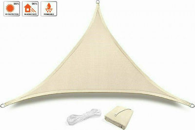 Grasher Triangular Shade Sail Ecru 3.6m 180gr/m²