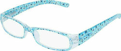 Silac 7300 Women's Reading Glasses +3.25 Mosaic Blue