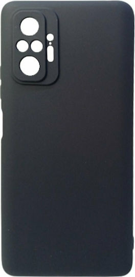 Senso Soft Touch Back Cover Σιλικόνης Μαύρο (Redmi Note 10 Pro)