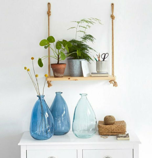 Wall Shelf Malbo Natural 39x12x43cm
