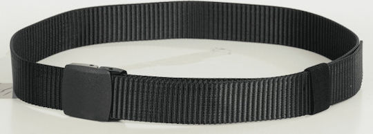 Polo Military Strap Belt Black Ζώνη Μέσης Μαύρη 125cm