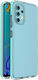 Hurtel Spring Back Cover Silicone 1mm Light Blue (Galaxy A32 4G)